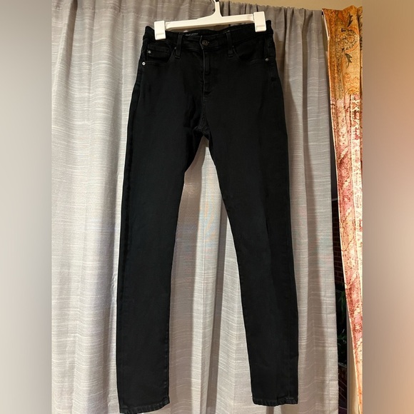 AG the Farrah Skinny Jeans in Black - Picture 1 of 6